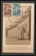 0111/ Carte Maximum (card) France N°386/387 Gloire De L'infanterie 7/5/1939 - Briefe U. Dokumente