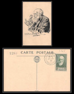 0073/ Carte Postale (postcard) France N°343 Chômeurs Intellectuels Anatole France 29/5/1938 Voire Verso  - Covers & Documents