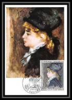 2263/ Carte Maximum (card) France N°1570 Tableau (Painting) Auguste Renoir Portrait 1968 Edition Cef - Impressionisme