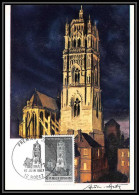 2040/ Carte Maximum (card) France N°1504 Cathédrale De Rodez Fdc Premier Jour Edition Ptt Rodez1967 - Kerken En Kathedralen