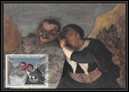 2013/ Carte Maximum (card) France N°1494 Tableau (Painting) Crispin Et Scapin, De Daumier Edition Hasan - Andere & Zonder Classificatie