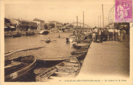 34 Hérault Attroupement Au Retour De Pêche Sur Le Canal Près Du Pont De Palavas Les Flots - Palavas Les Flots