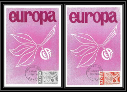 1900/ Carte Maximum (card) France N°1455/1456 Europa 1965 Paris Edition Parison - 1965