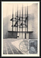 1708/ Carte Maximum France N°1381 Déportés, Monument De Paris Fdc Premier Jour édition Parison 1963 - 1960-1969