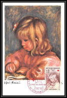 1678/ Carte Maximum (card) France N°1467 Edition Croix Rouge (red Cross) 1965 Strasbourg Renoir Tableau (Painting) - 1960-1969