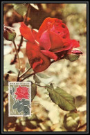 1659/ Carte Maximum (card) France N°1356 Roses Fleurs (plants - Flowers) Fdc Premier Jour Edition Roumanie Entier Postal - 1960-1969