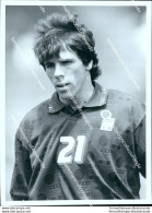 Fo2210 Foto Originale Calcio Gianfranco Zola Con La Nazionale Italiana - Sonstige & Ohne Zuordnung