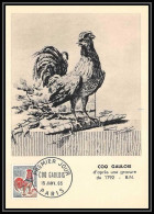 1633/ Carte Maximum France N°1331 A Coq Gaulois Fdc Premier Jour 1965 édition Parison - Hoendervogels & Fazanten