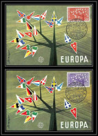 1664/ Carte Maximum (card) France N°1358/1359 Europa 1962 Strasbourg Edition Bourgogne 1962 - 1960-1969