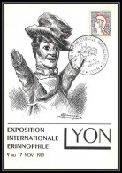 1594/ Carte Postale Guigol (card) France N°1282 Marianne De Cocteau Exposition (guignol) Lyon 9/17/1963  - Matasellos Conmemorativos