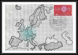 1545/ Carte Maximum (card) France N°1266 Europa 1960 Cad Paris Edition Parison 1960 - 1960-1969