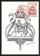 1588/ Carte Maximum (card) France N°1278 Croix Rouge (red Cross) église St Martin Marseille 1960 Edichat - 1960-1969