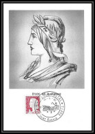 1539/ Carte Maximum France N°1263 Type Marianne De Decaris édition Parison Fdc 1960 TTB - 1960-1969