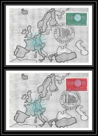 1546/ Carte Maximum (card) France N°1267/1266 Europa 1960 Cad Strasbourg Edition Parison 1960 - 1960
