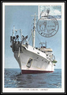 1493/ Carte Maximum (card) France N°1245 Journée Du Timbre Navire 1960 Câblier Ampère Paris Edition Fdc 1960 - 1960-1969