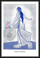 1461/ Carte Maximum (card) France N°1233 Etude De Semeuse De Piel D'après Roty 1960 Edition Parison Musée Postal - 1960-1969