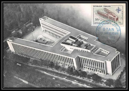 1453/ Carte Maximum (card) France N°1228 OTAN Grand Palais Port Dauphine Paris Fdc Premier Jour B1 - 1950-1959