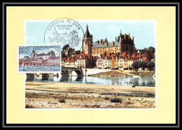 2848/ Carte Maximum (card) France N°1758 Château (castle) De Gien Loiret Edition Cef 1973 Fdc Premier Jour - Kastelen
