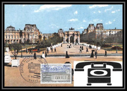 2806/ Carte Maximum (card) France N°1750 Centre Téléphonique Tuileries Telecom Edition Parison Fdc 1973 - Telecom