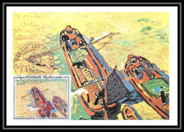 2755/ Carte Maximum (card) France N°1733 Tableau (Painting) Les Péniches André Derain Edition Cef 1972 - Impressionisme
