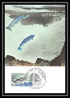 2617/ Carte Maximum (card) France N°1693 Poissons (Fish) Saumon Salmon Edition Cef 1971 - Pesci