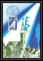 2577/ Carte Maximum (card) France N°1682 Aide Familiale Rurale. Eglise 1971 Edition Parison Church Haley - Eglises Et Cathédrales