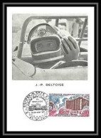 2571/ Carte Postale (card) France N°1680 Prise De La Bastille Beltoise Pilote Voiture (Cars) Bourgogne 1971 - Gedenkstempels