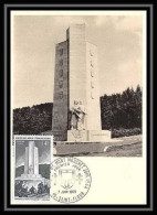 2373/ Carte Maximum (card) France N°1604 Libération. Combat Du Mont Mouchet Edition Cef 1969 Guerre 1939/1945 - 1960-1969
