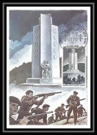 2372/ Carte Maximum (card) France N°1604 Libération. Combat Du Mont Mouchet Auvergne Edition Parison 1969 - 1960-1969
