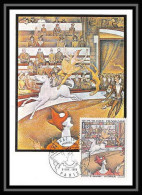 2317/ Carte Maximum (card) France N°1588A TABLEAU (PAINTING) Le Cirque Seurat Edition Cef 1969 Fdc - Impressionisme