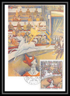 2318/ Carte Maximum (card) France N°1588A TABLEAU (PAINTING) Le Cirque Seurat Edition Hazan 1969 Fdc - 1960-1969