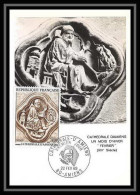 2313/ Carte Maximum (card) France N°1586 TABLEAU (PAINTING) Bas-relief De La Cathédrale D'Amiens Edition Parison 1969  - Kerken En Kathedralen