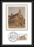 2302/ Carte Maximum (card) France N°1582 Eglise De Brou à Bourg-en-Bresse Edition Fdc 1969 Fdc - 1960-1969