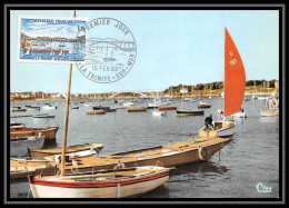 2311/ Carte Maximum (card) France N°1585 Pont Yacht Port De La Trinité-sur-Mer (Morbihan) Edition Parison 1969 Bridge - 1960-1969