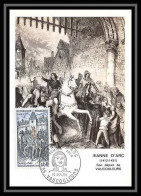 2290/ Carte Maximum France N°1579 Jeanne D'Arc Départ De Vaucouleur 1968 Edition Parison Fdc - 1960-1969