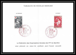2294/ Carte Maximum (card) France N°1590/1591 Croix Rouge (red Cross) Troyes Fdc 1968 Edition Ptt - 1960-1969