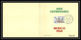 2275/ Carte Maximum (card) France N°1573 Jeux Olympiques (olympic Games) Mexico 1968 Tirage 100 Exemplaires Ile Roi - Ete 1968: Mexico