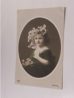 P3 Cp Enfants/Jeune Fille, Fleurs, Cadre. 33389/1 - Portraits