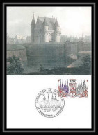 3511/ Carte Maximum (card) France N°2016 Rattachement De Valenciennes Et Maubeuge Fdc 1978 Edition Cef Castle - Castles