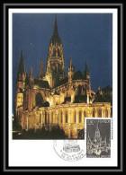 3326/ Carte Maximum (card) France N°1939 Cathédrale De Bayeux Calvados Fdc 1977 Edition Cef - Eglises Et Cathédrales