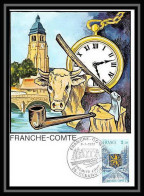 3257/ Carte Maximum (card) France N°1916 Régions Franche-Comté Fdc 1977 Edition Empire Besancon - 1970-1979