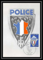3233/ Carte Maximum (card) France N°1907 Police Nationale Fdc 1976 Edition Empire - 1970-1979