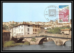 3227/ Carte Maximum (card) France N°1904 Thiers Pont Du Moutier Fdc 1976 Edition Empire - 1970-1979