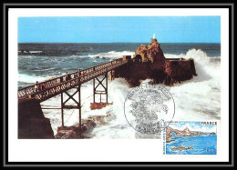 3223/ Carte Maximum (card) France N°1903 Biarritz-Côte Basque Rocher De La Vierge Fdc 1976 Edition Cef - 1970-1979
