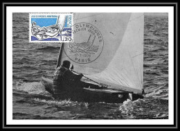 3197/ Carte Maximum (card) France 1889 Jeux Olympiques Olympic Games 1976 De Montréal Finn Fdc 1976 Edition Mf - 1970-1979