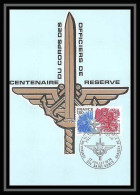 3199/ Carte Maximum (card) France N°1890 Corps Des Officiers De Réserve Fdc 1976 Edition Cef - 1970-1979