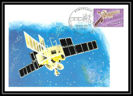 3192/ Carte Maximum (card) France N°1887 Satellite Symphonie Espace (space) Fdc 1976 Edition Cef - Europe