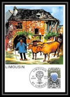 3130/ Carte Maximum (card) France N°1865 Région Limousin Fdc 1976 Edition Empire Limoges - 1970-1979