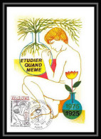 3086/ Carte Maximum (card) France N°1845 Fondation Santé Des étudiants De France Edition Cef Fdc Premier Jour 1975 - 1970-1979