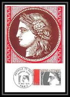 3060/ Carte Maximum (card) France N°1833 Arphila 75 Paris Cérès Edition Cempire 1975 Cachet Fdc  - Briefmarkenausstellungen